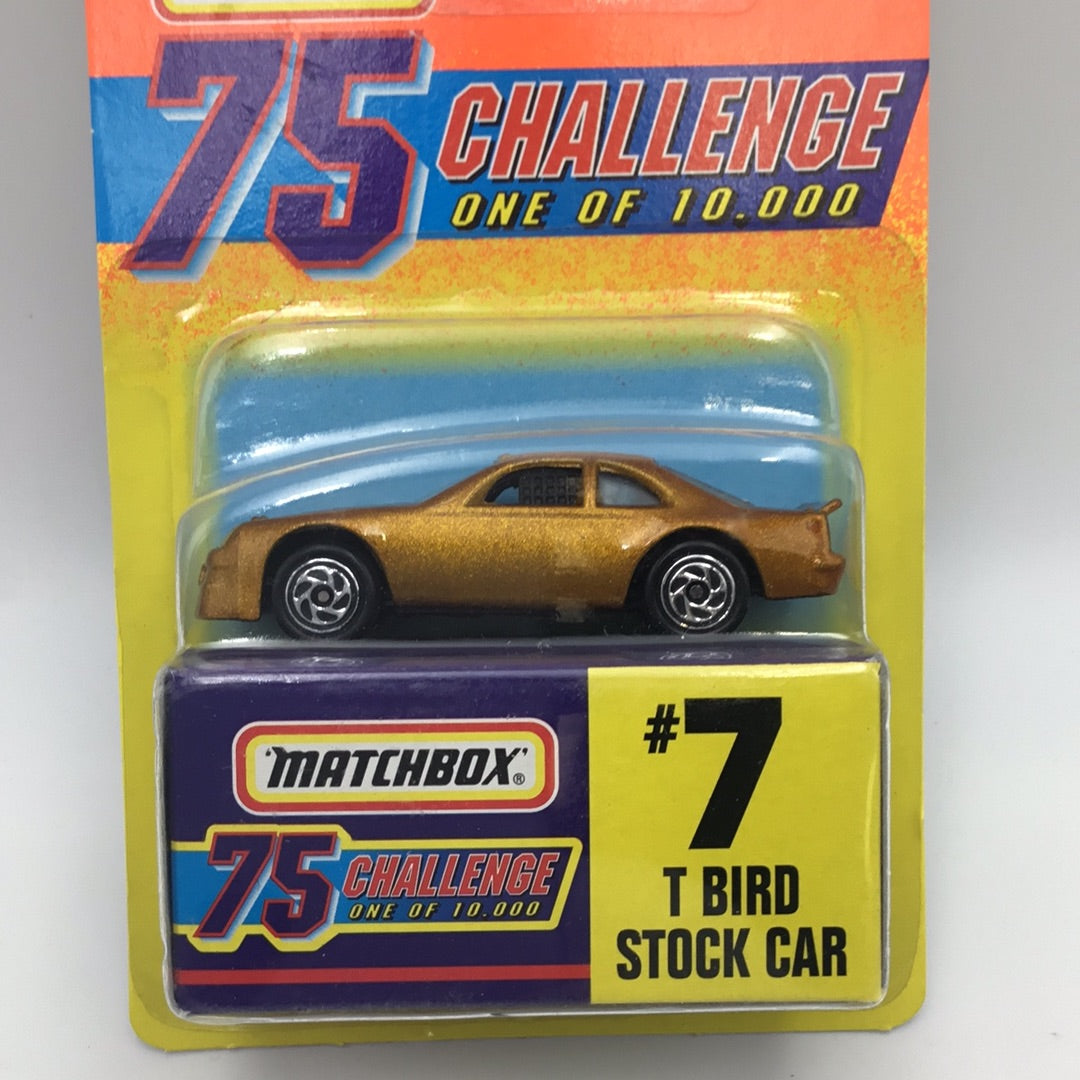Matchbox 75 Challenge #7 T Bird Stock Car 163D