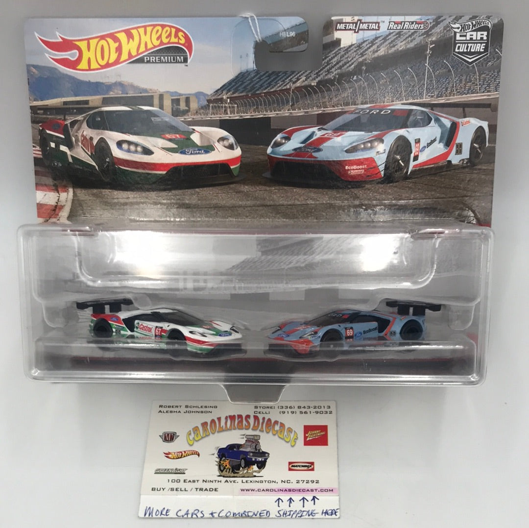 Hot wheels car culture team 2 pack target exclusive 16 FordGT Race 283H