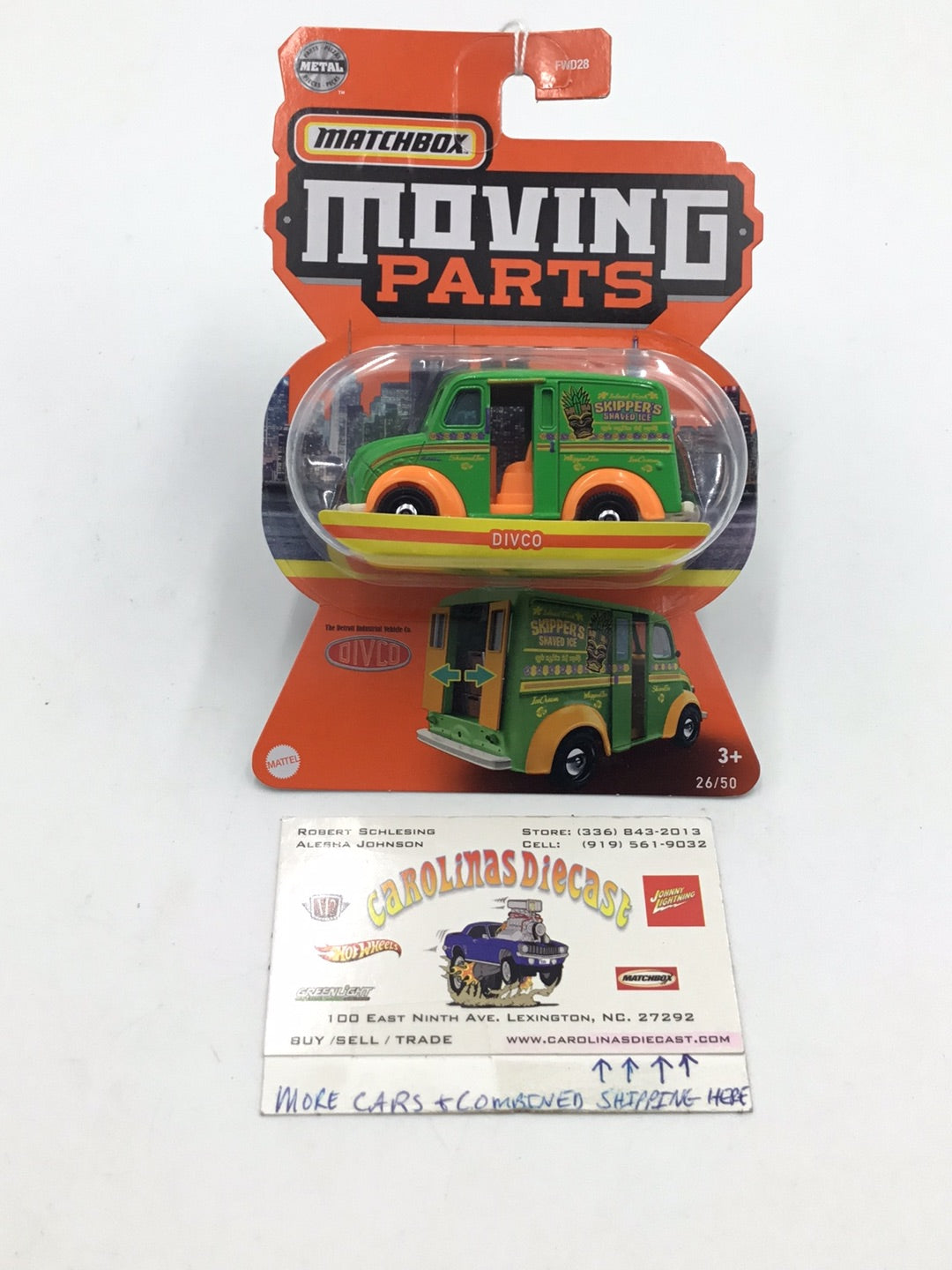 Matchbox Moving Parts Divco Truck 166D