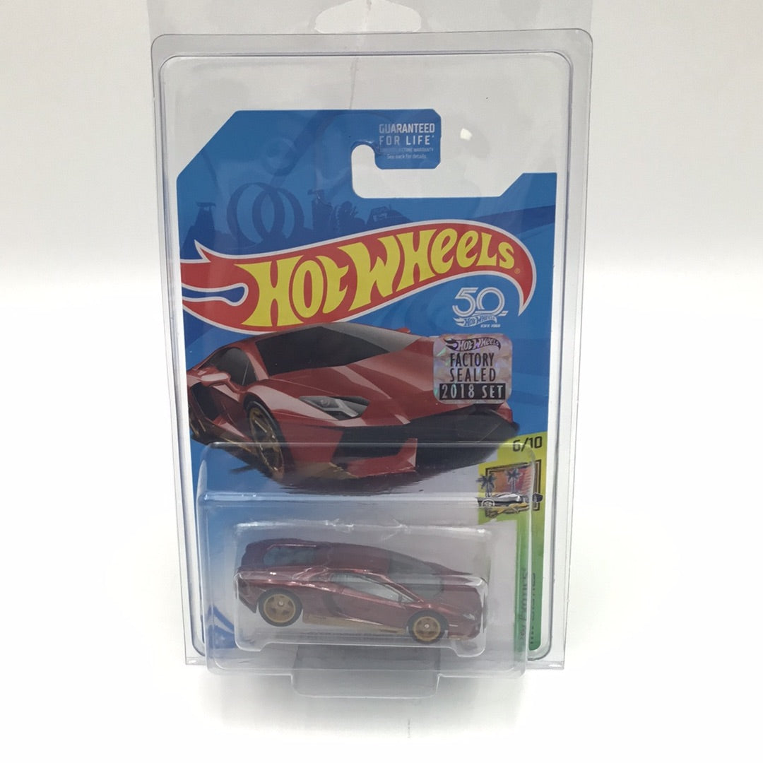 2018 hot wheels super treasure hunt Aventador Miura Homage factory sea –  carolinasdiecast