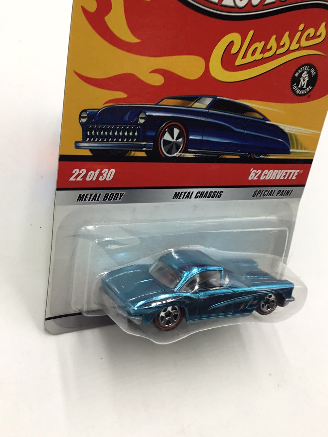 Hot wheels classics series 5 1962 Corvette Blue BB5