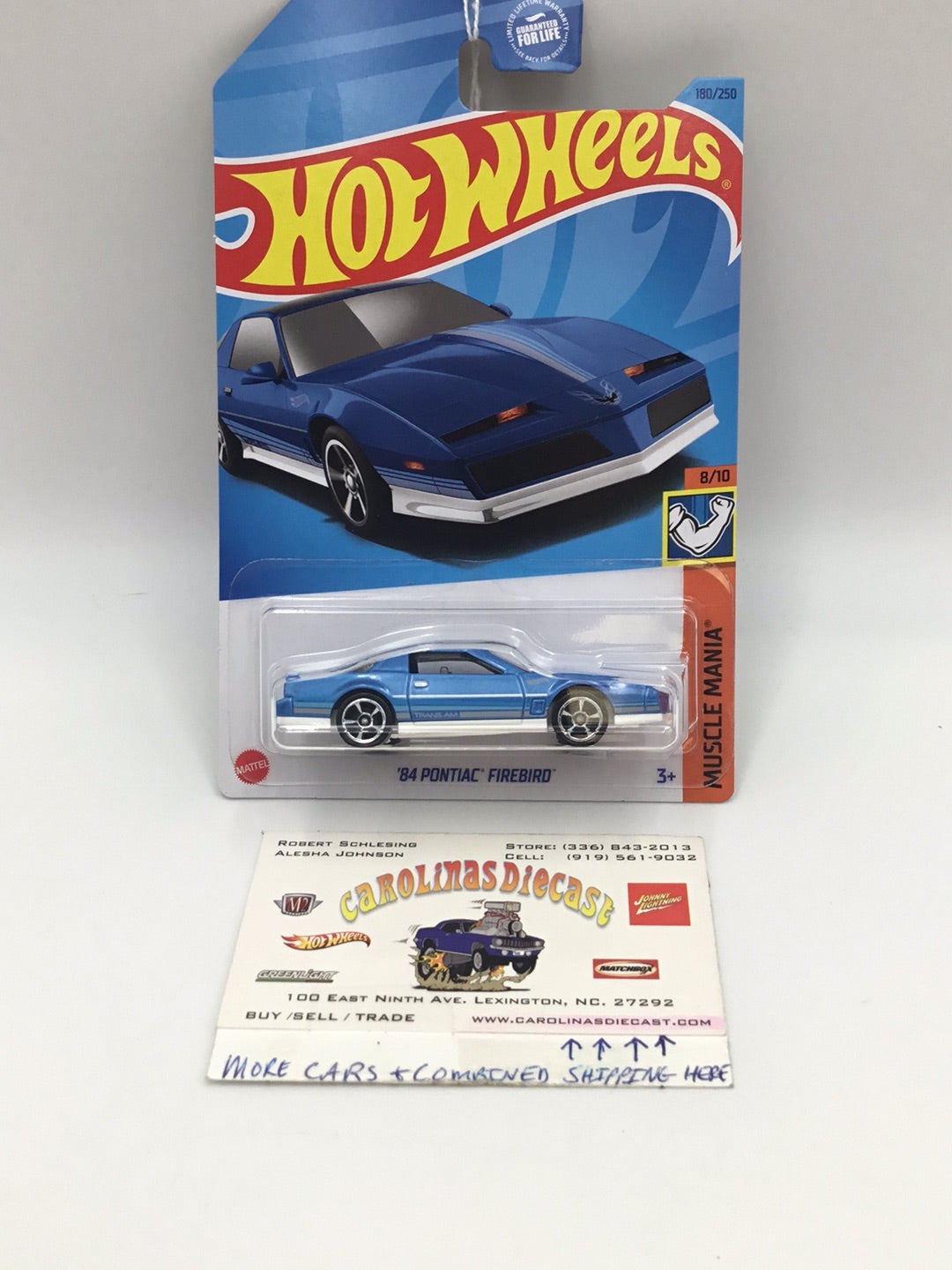 2023 hot wheels J case #180 84 Pontiac Firebird 47B