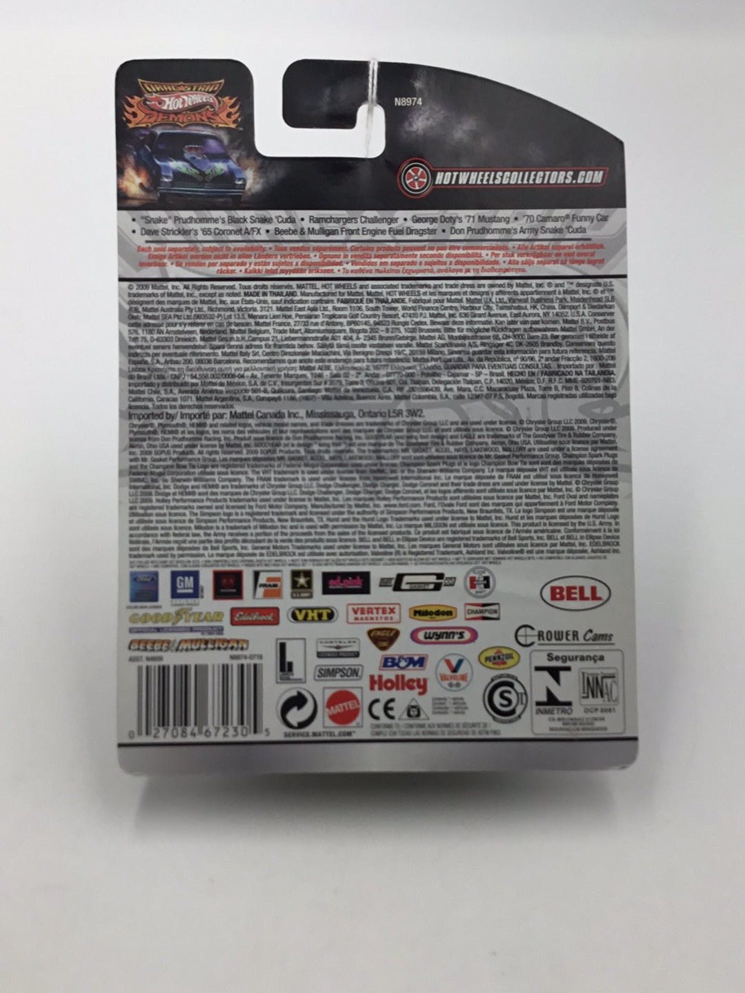 Hot wheels drag strip demons 10/30 Dave Stricklers 1965 Dodge Coronet A/FX