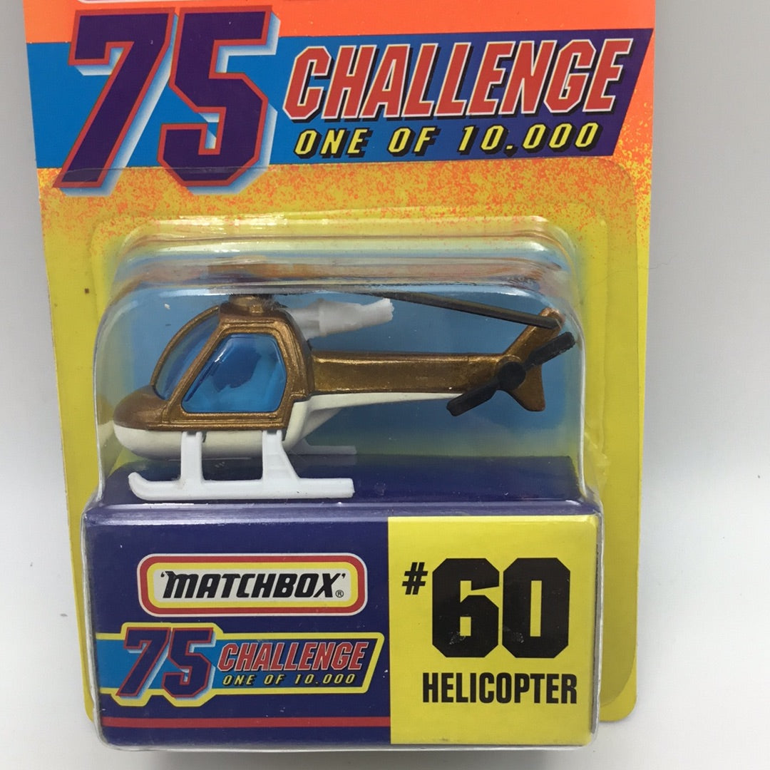 Matchbox 75 Challenge #60 Helicopter 163E