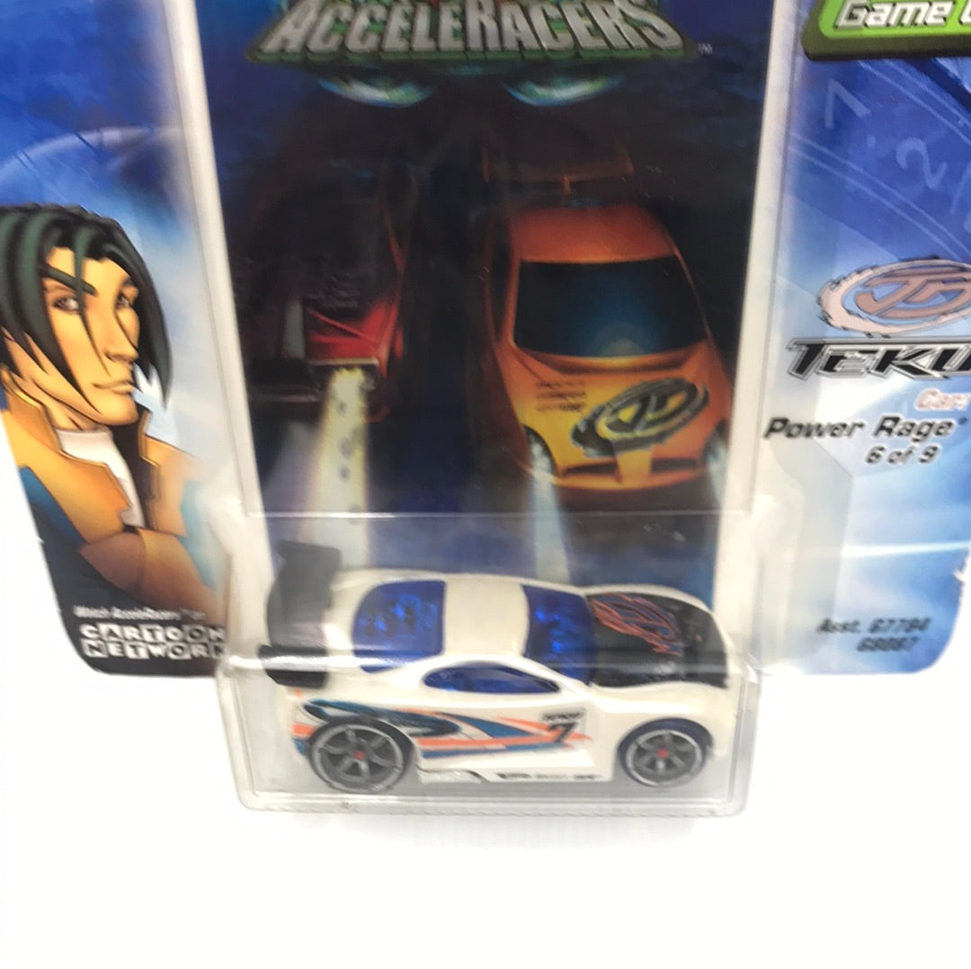 Hot wheels Acceleracers Teku Power Rage 6 of 9 HTF Blue CM6