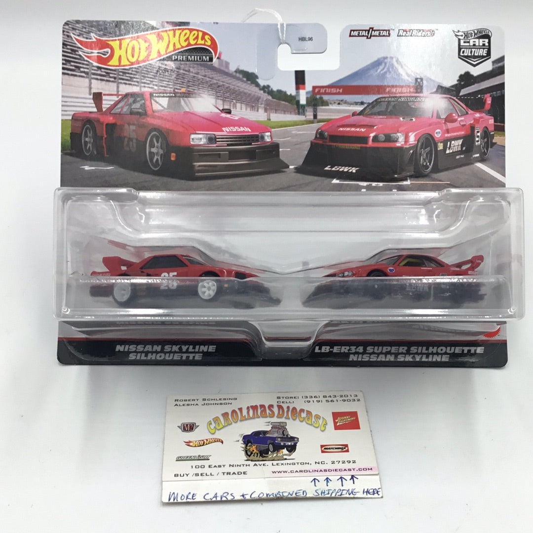 Hot wheels car culture team 2 pack target exclusive Nissan Skyline Silhouette 281C