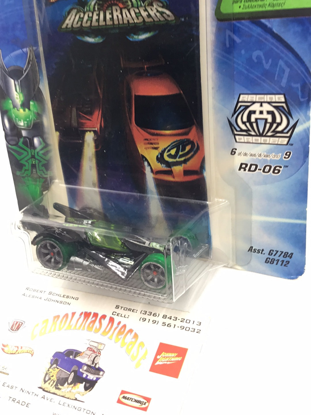 Hot wheels Acceleracers Racing Drones RD 06 cm6 wheels international c carolinasdiecast