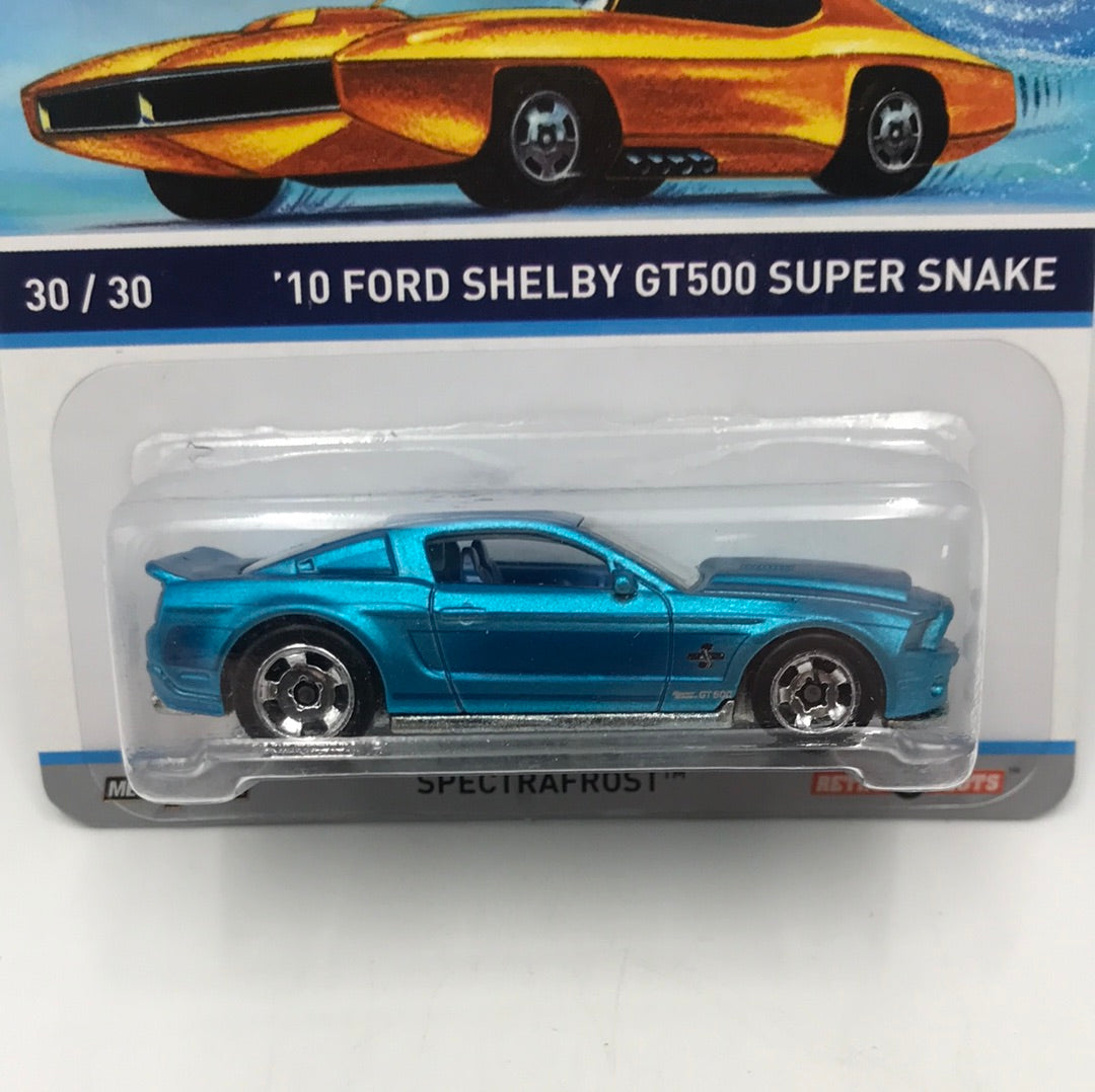 Hot wheels cool classics 10 Ford Shelby GT500 Super snake 30/30 metal/metal retro slots orange car on card Z5