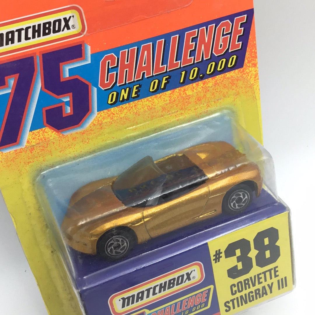 Matchbox 75 Challenge #38 Corvette Stingray III SR