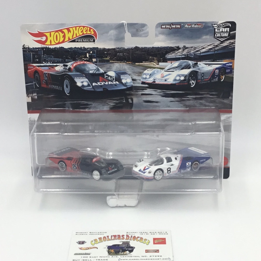 Hot wheels car culture team 2 pack target exclusive Porsche 962 281C