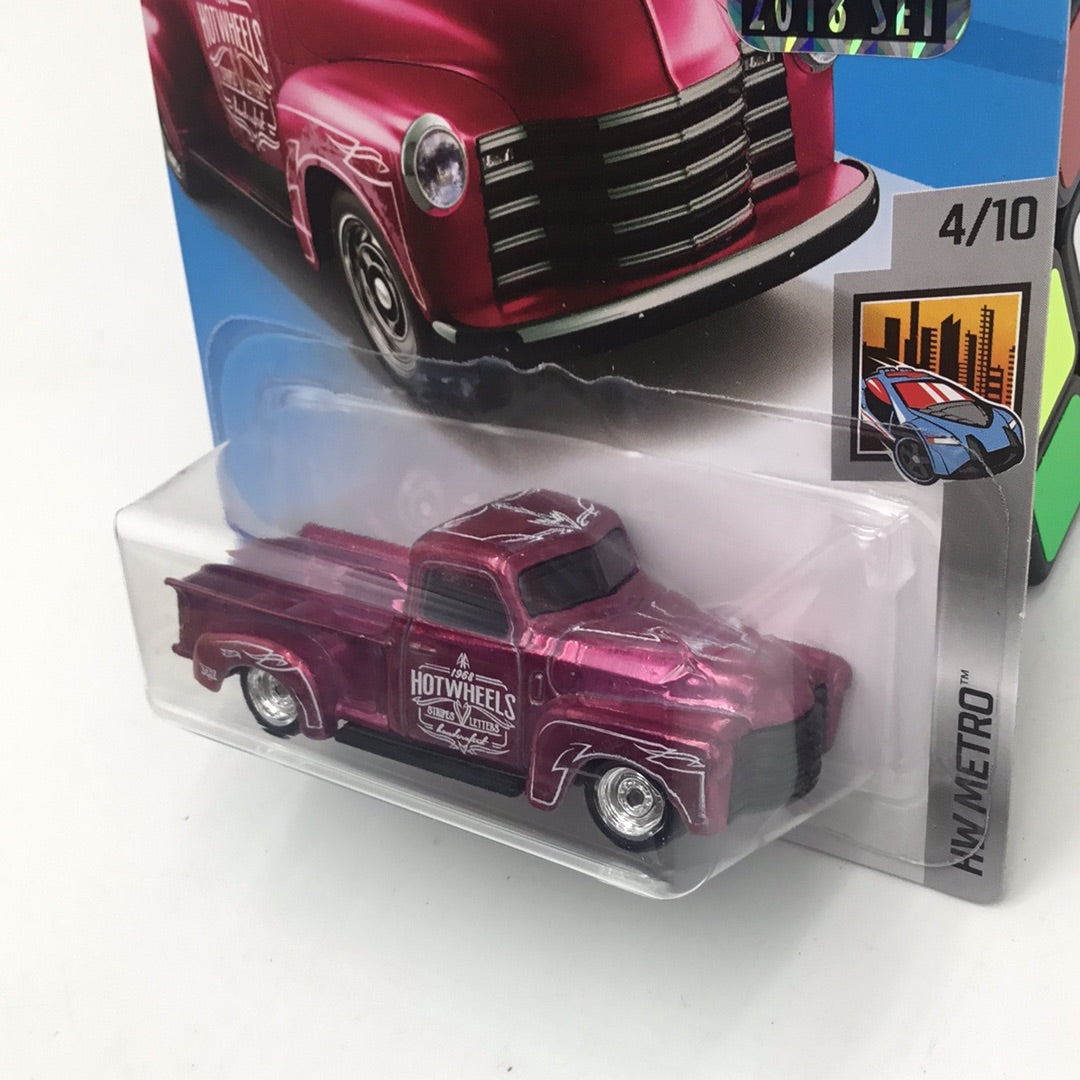 2018 hot wheels super treasure hunt 52 Chevy factory sealed sticker W/Protector