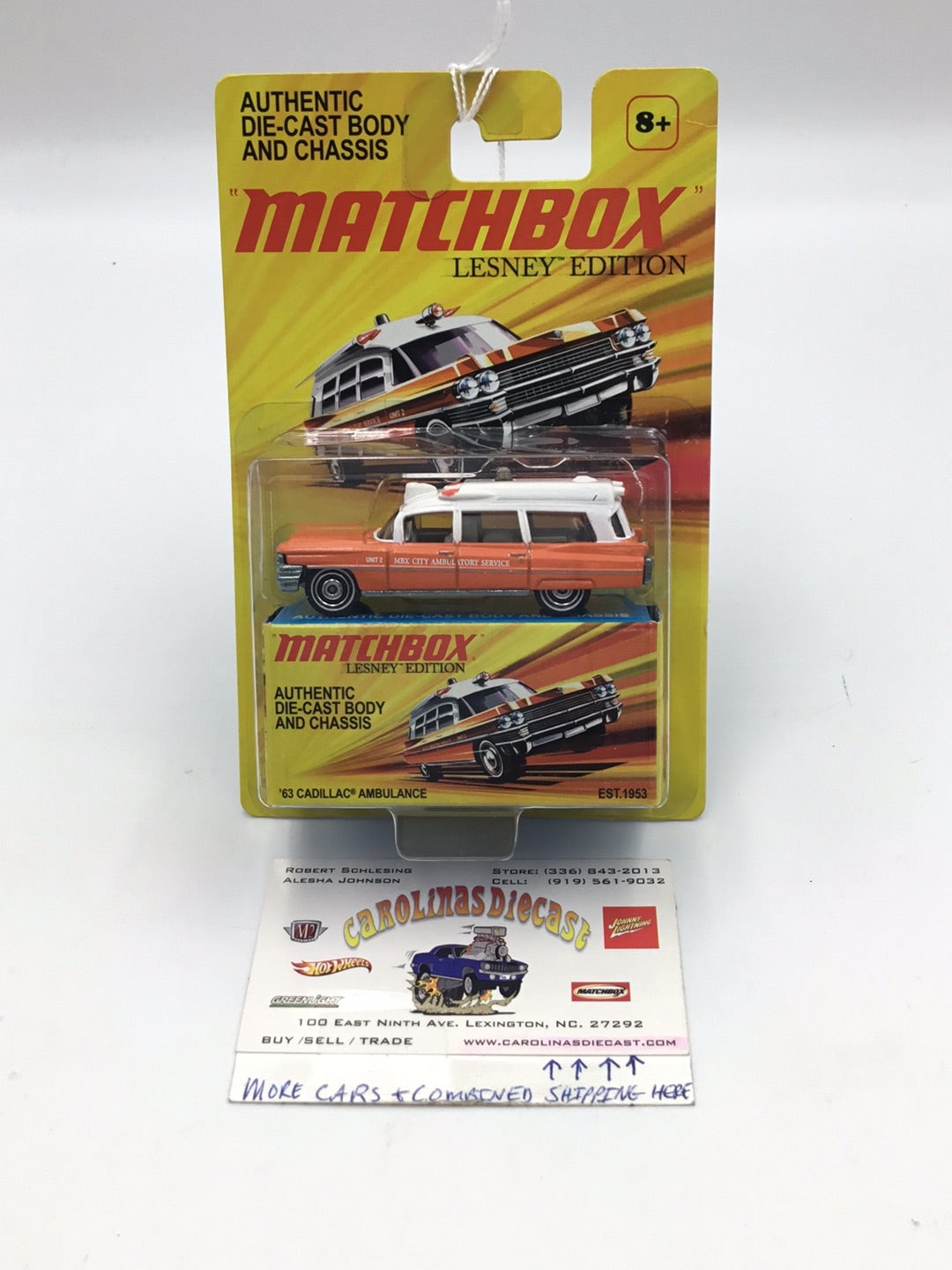 Matchbox Lesley Edition 63 Cadillac Ambulance VHTF