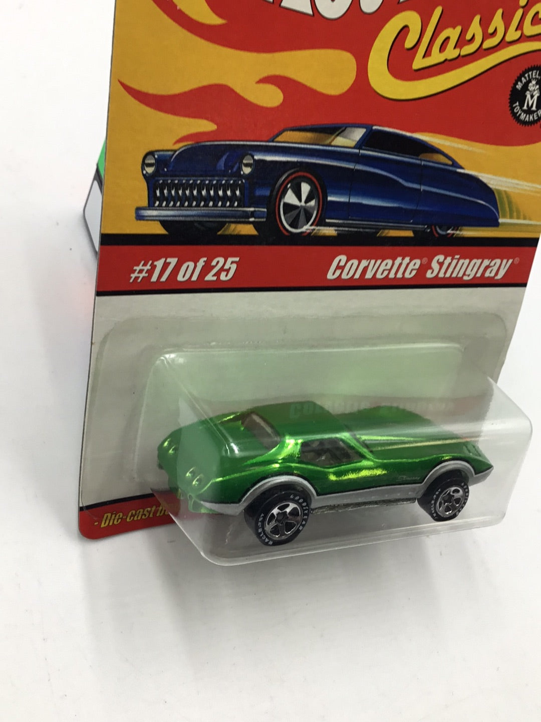 Hot wheels classics series 1 Corvette Stingray Green BB6