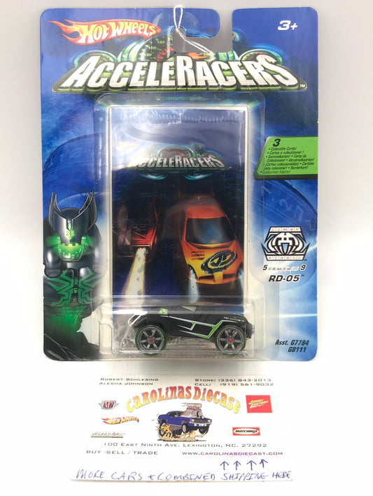 Hot wheels Acceleracers racing drones rd-05 5 of 9 VHTF Green CM6 int. Card