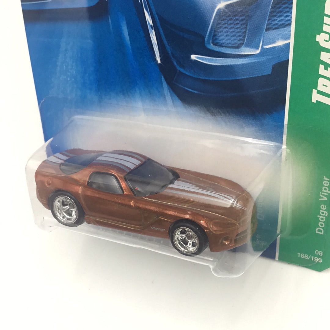 2008 Hot Wheels Super Treasure Hunt #168 Dodge Viper W/Protector real riders