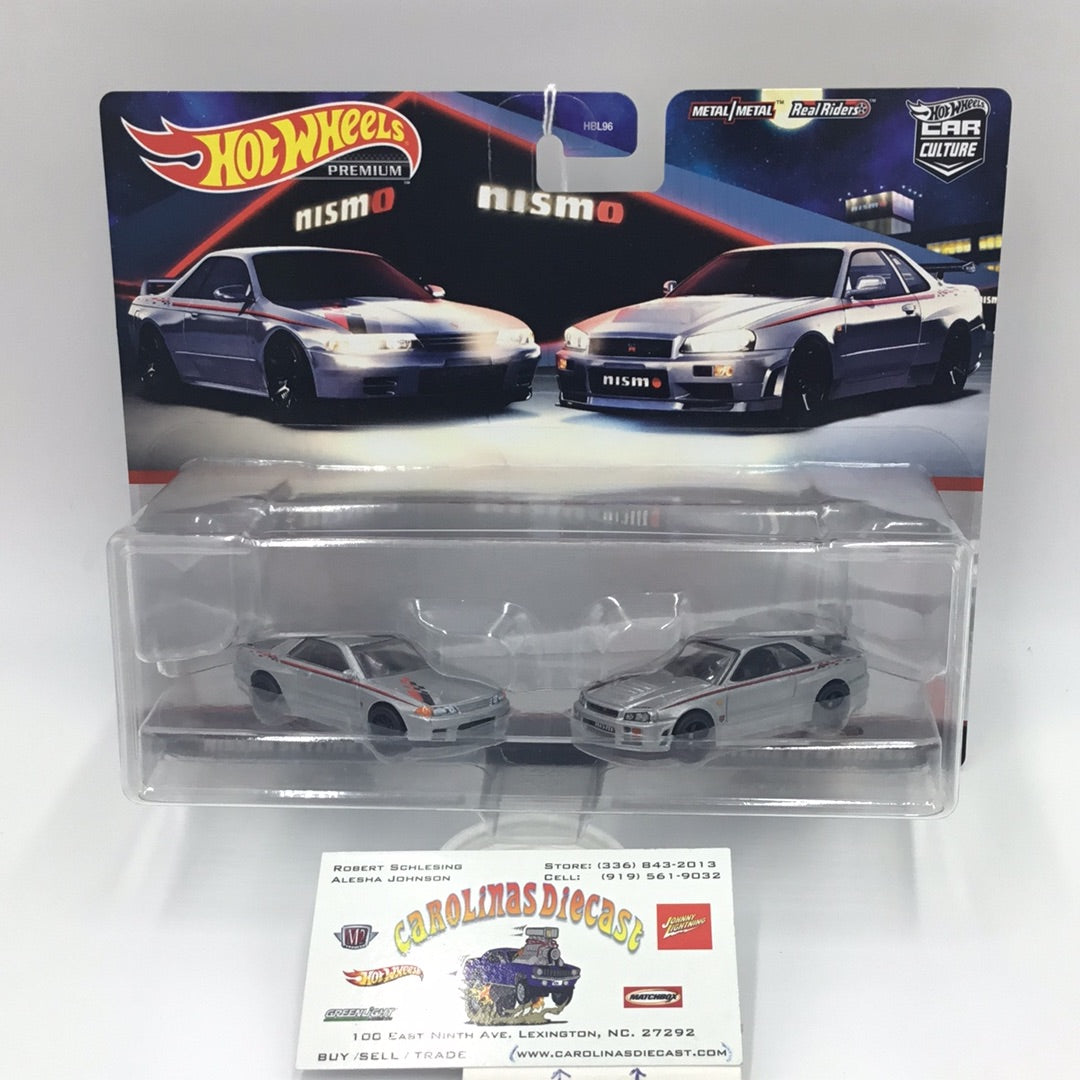 Hot wheels car culture team 2 pack target exclusive Nissan Skyline GT-R BNR32 BNR34