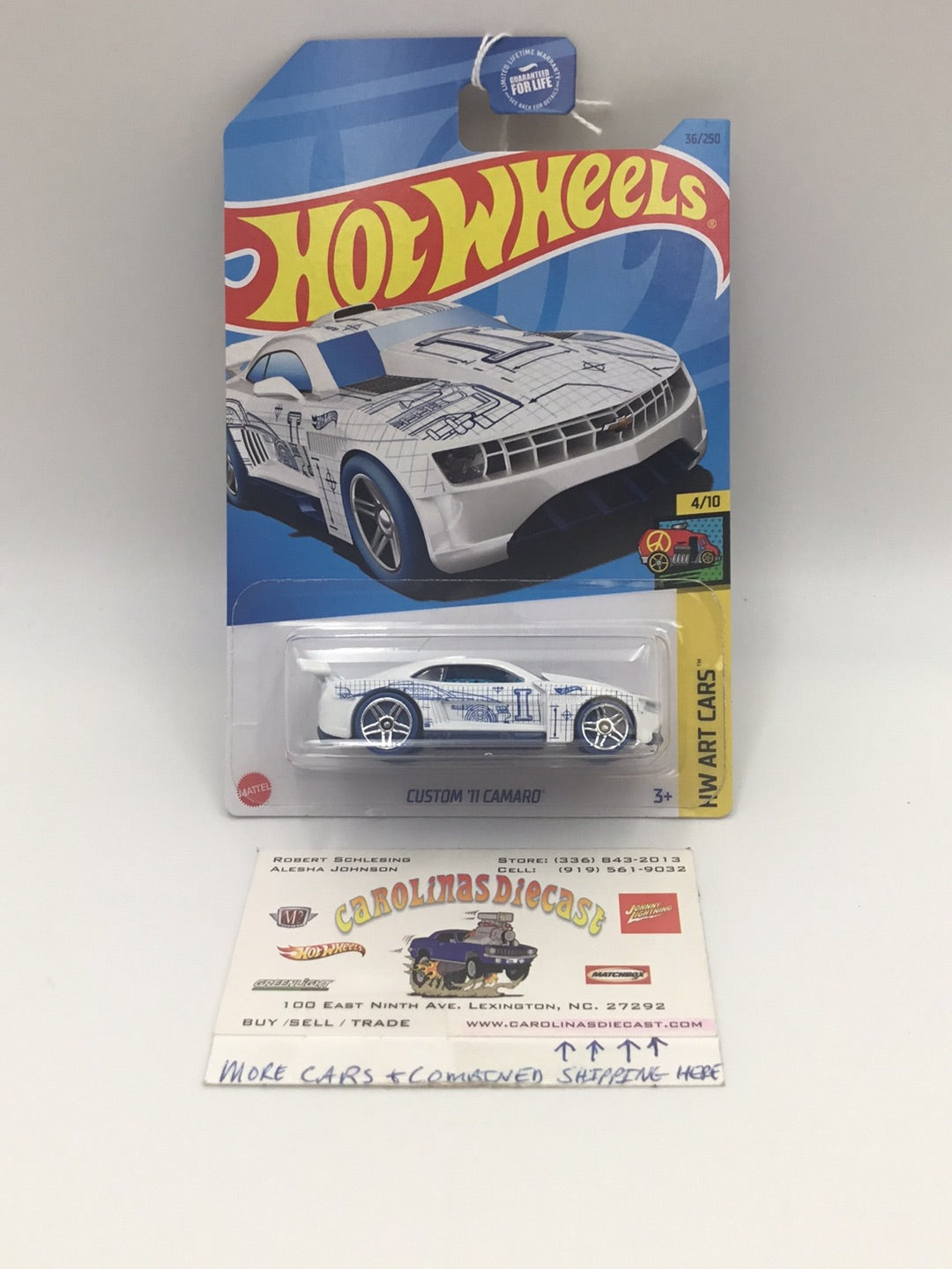 2023 hot wheels J case #36 Custom 11 Camaro 5B