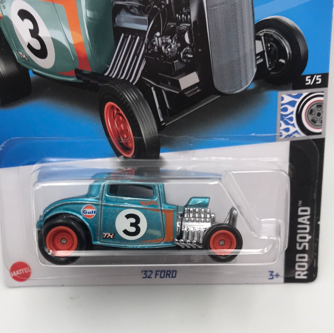 2022 hot wheels super treasure hunt 32 Ford W/ Protector