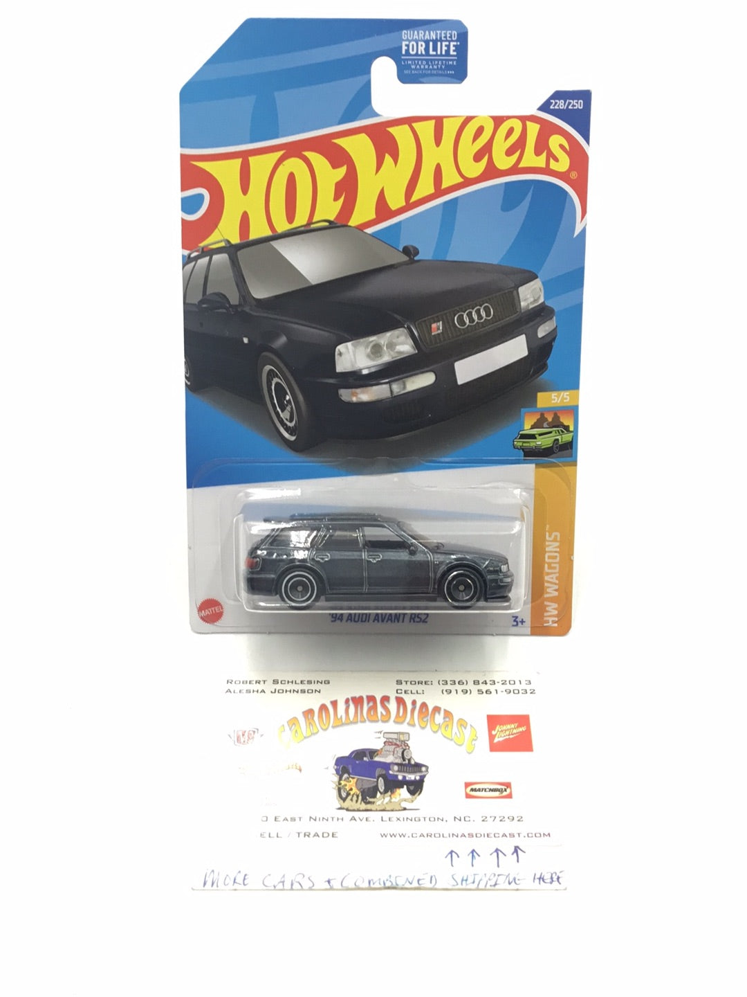 2022 hot wheels super treasure hunt 94 Audi Avant RS2 W/ Protector