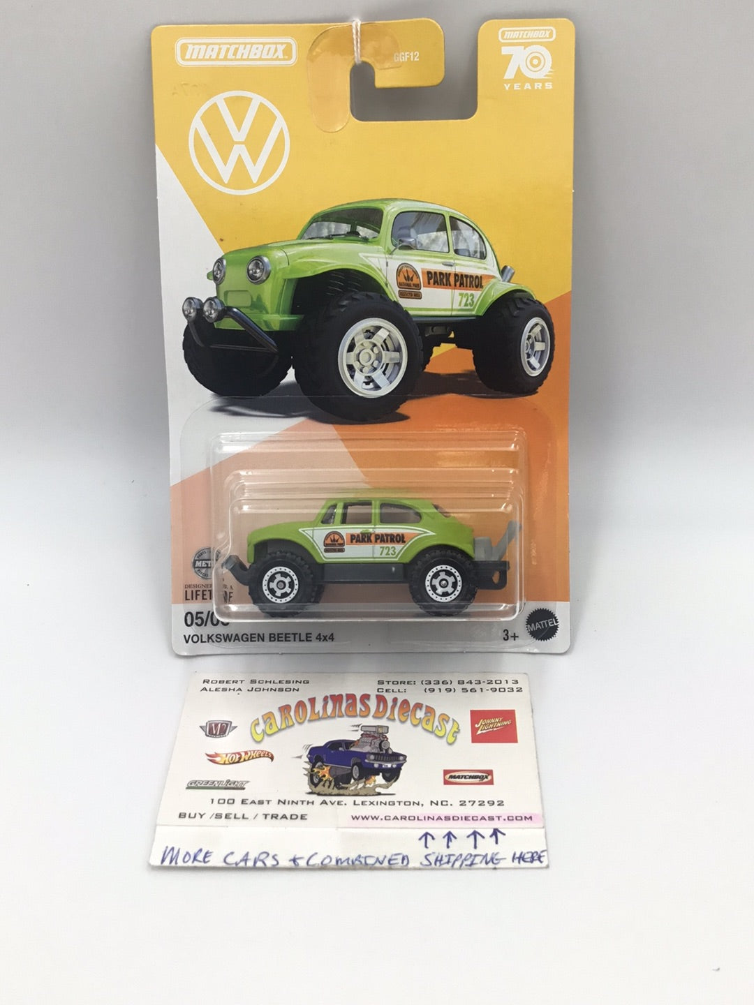 2023 Matchbox Volkswagen collection Volkswagen Beetle 4x4 Walmart exclusive 5/6 161F