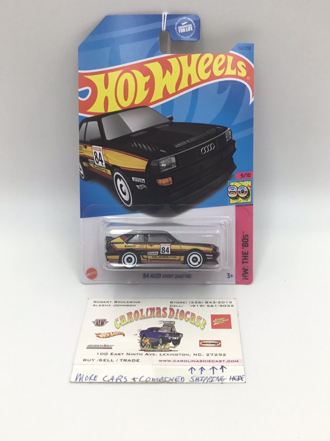 2023 hot wheels J case #152 84 Audi sport Quattro 107A