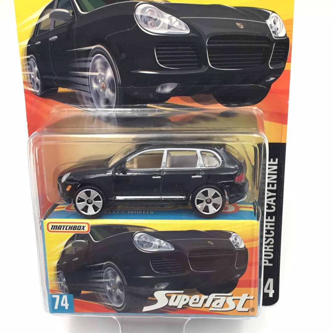 Matchbox Superfast #74 Porsche Cayenne black limited to 15,500 (R7)
