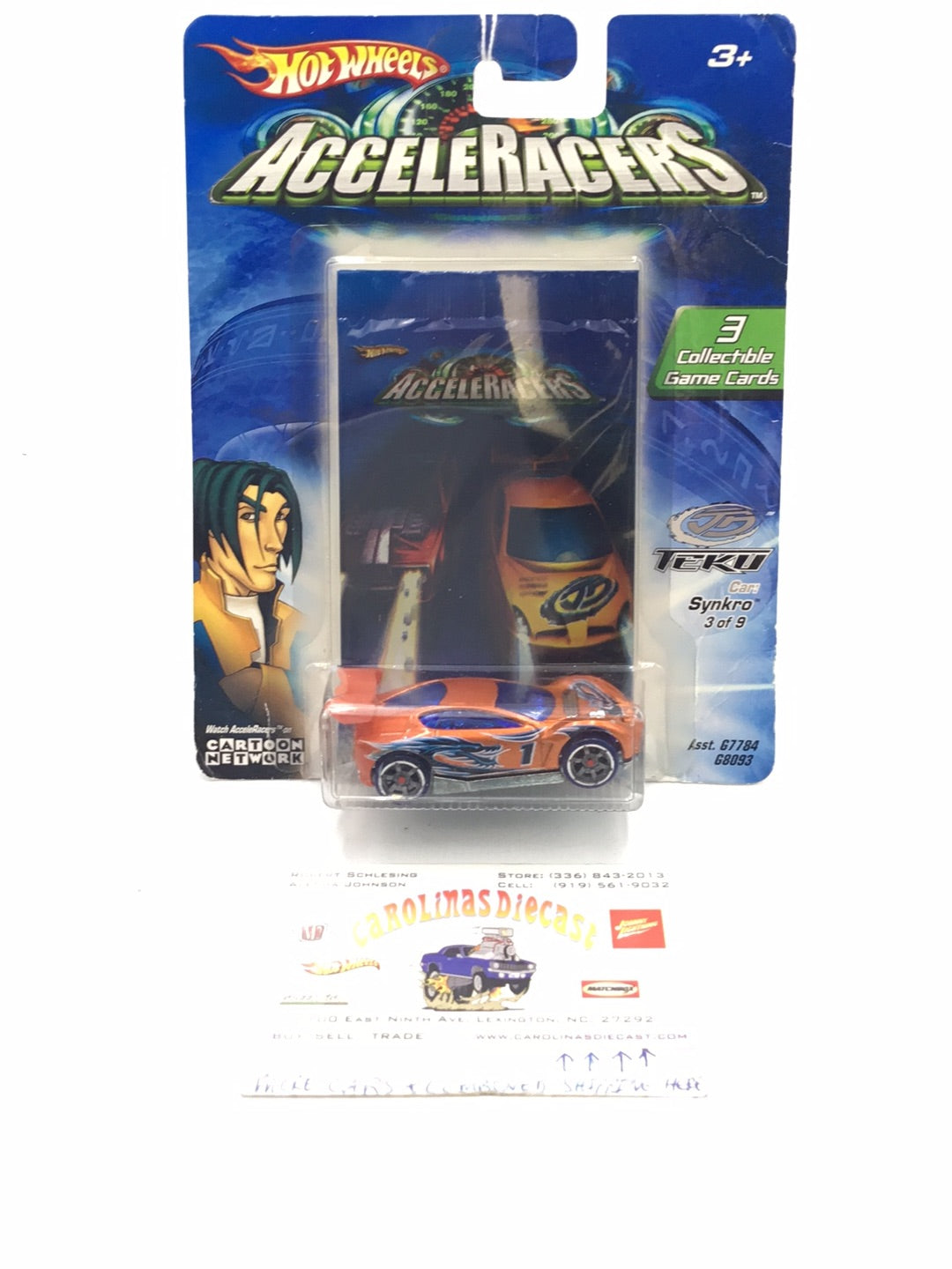 Hot wheels Acceleracers Teku Synkro orange wing 3 of 9 #1