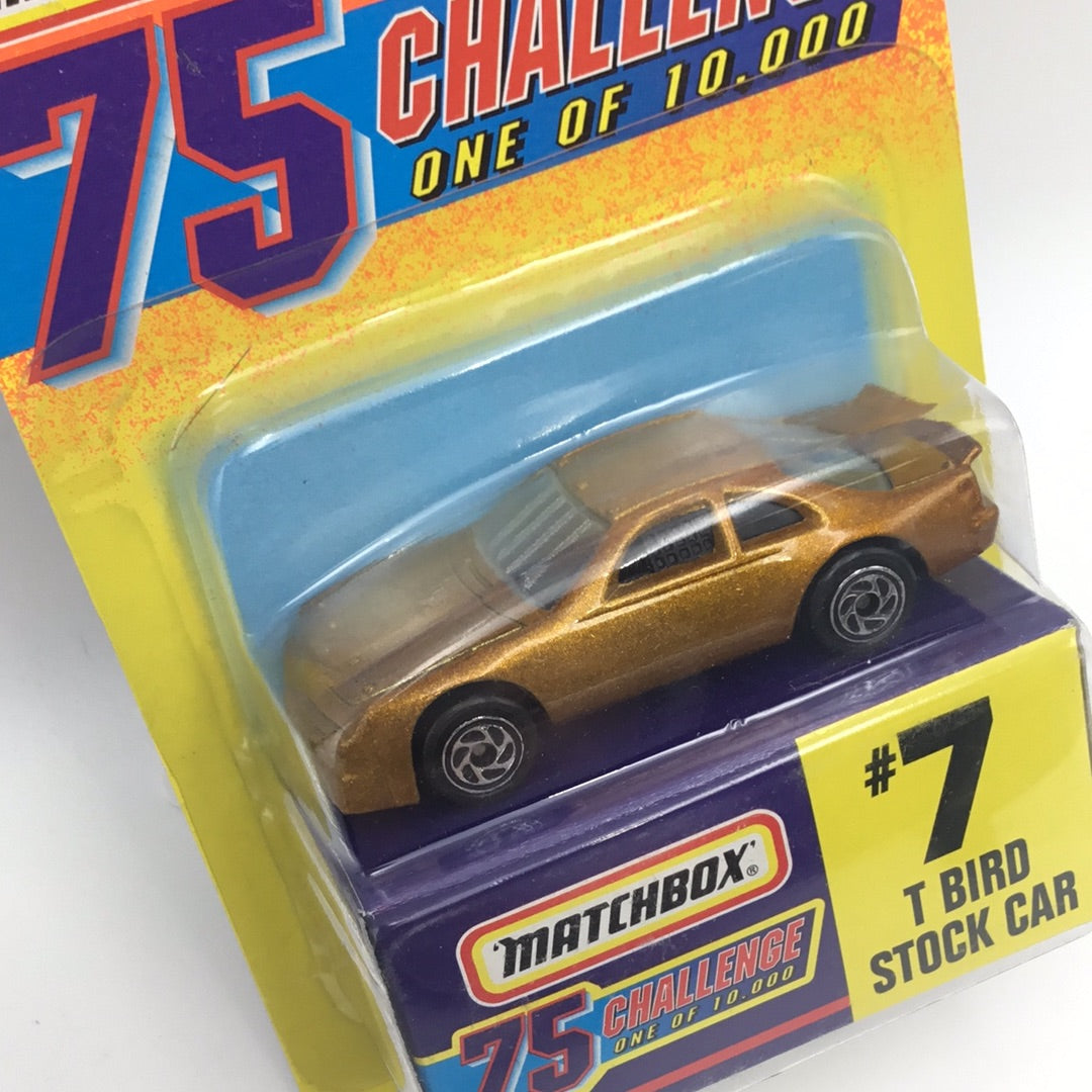 Matchbox 75 Challenge #7 T Bird Stock Car 163D