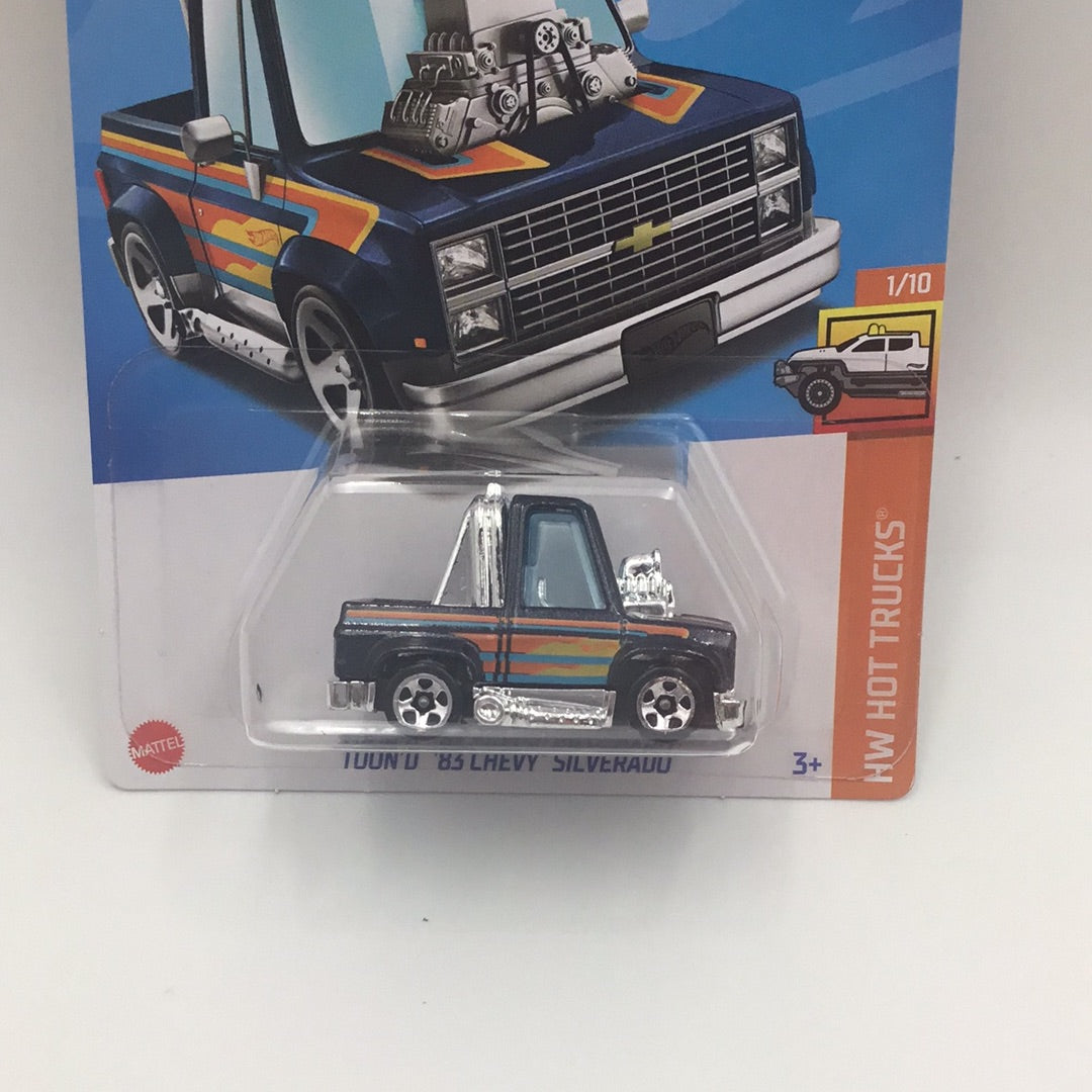 2023 hot wheels J case #93 Toond 83 Chevy Silverado 2A