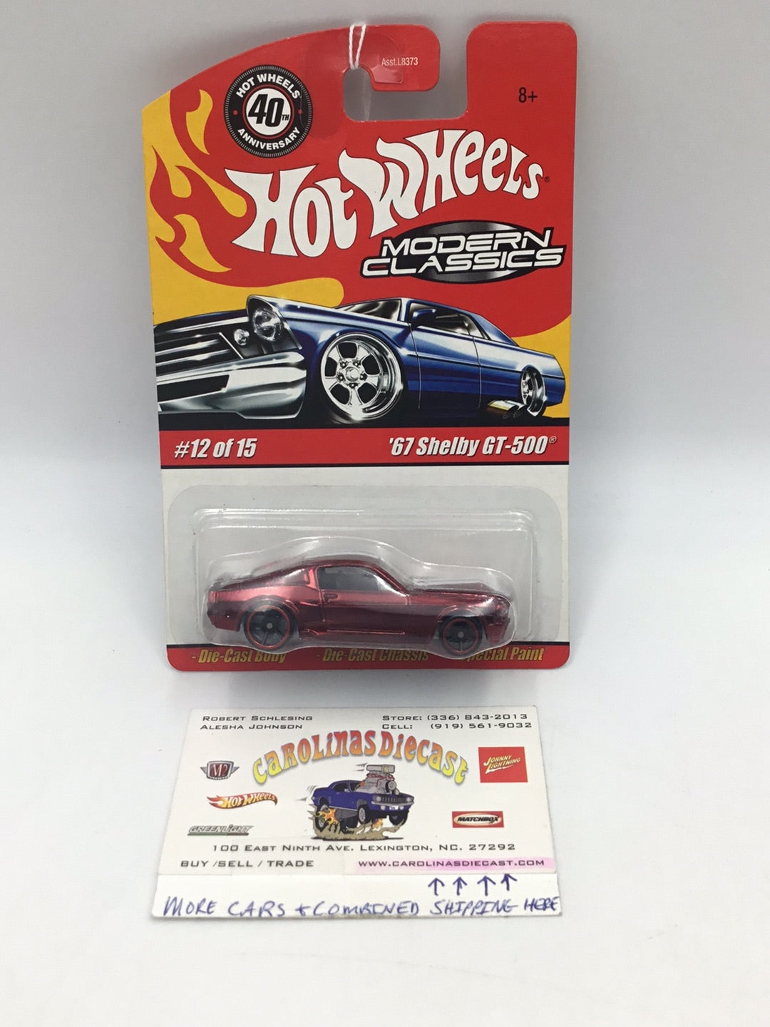 Hot wheels modern classics #12 of 15 67 Shelby GT500 W/Protector