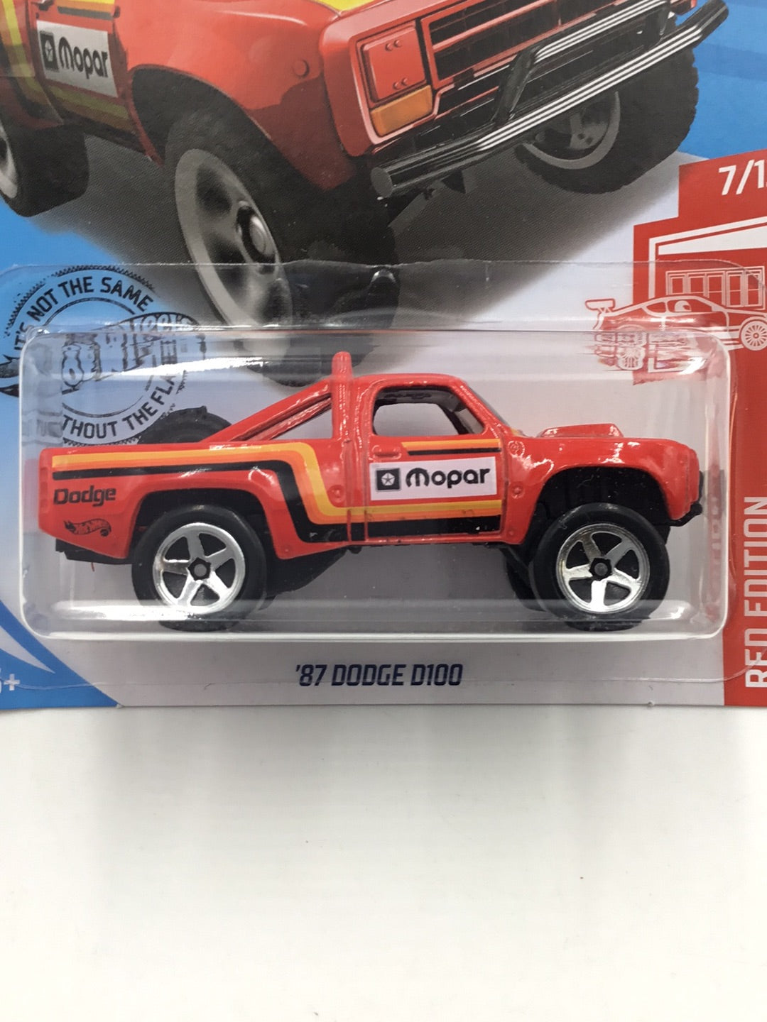2019 hot wheels #64 87 Dodge D100 Red Edition #7 target exclusive HH2