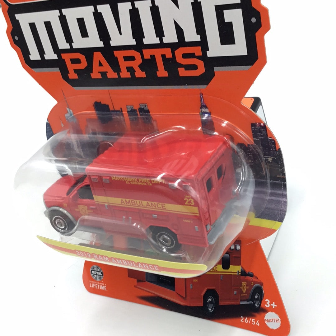 Matchbox Moving Parts 2019 Ram Ambulance