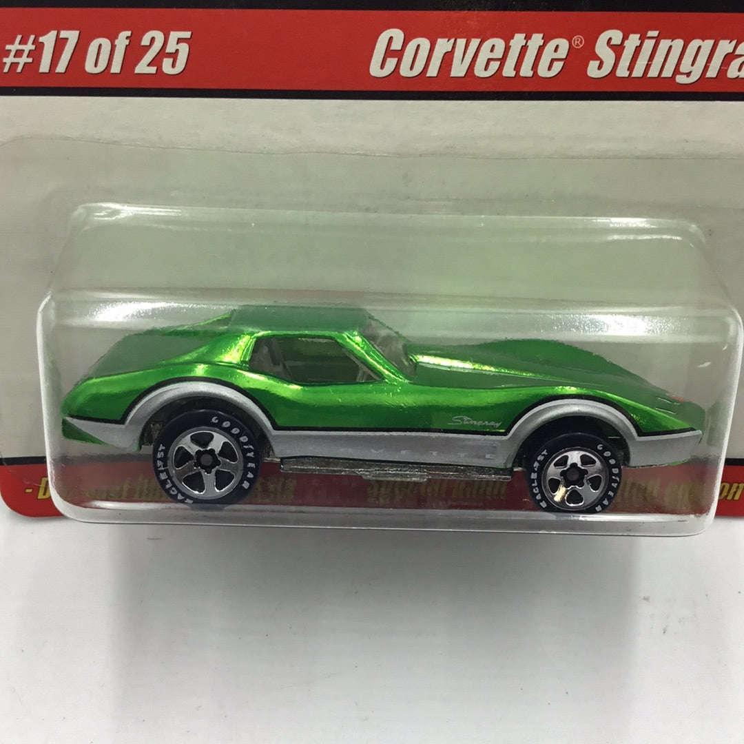 Hot wheels classics series 1 Corvette Stingray Green BB6