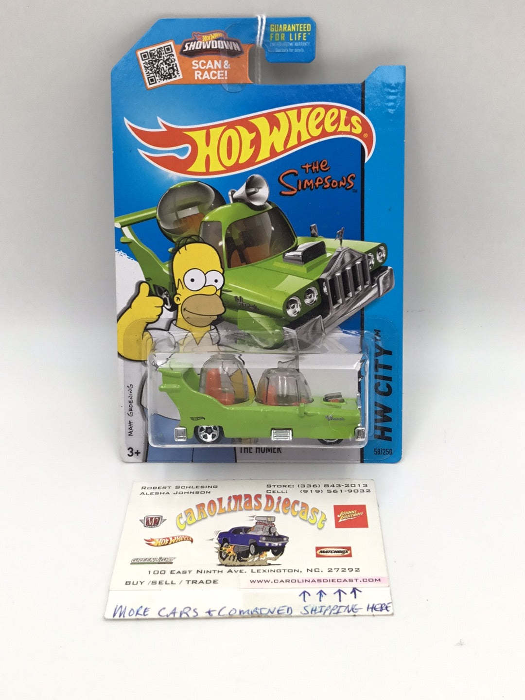 2015 Hot Wheels #58 The Homer 123G