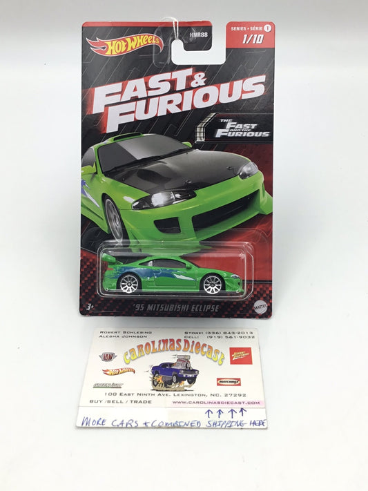 2023 hot wheels fast and furious #1 1/10 95 Mitsubishi Eclipse vhtf
