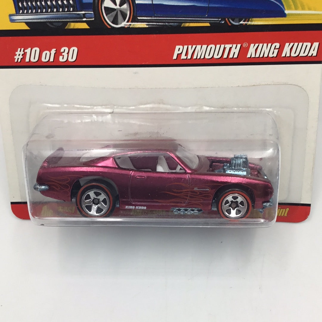 Hot wheels classics series 3 #10 Plymouth King Kuda pink GG3