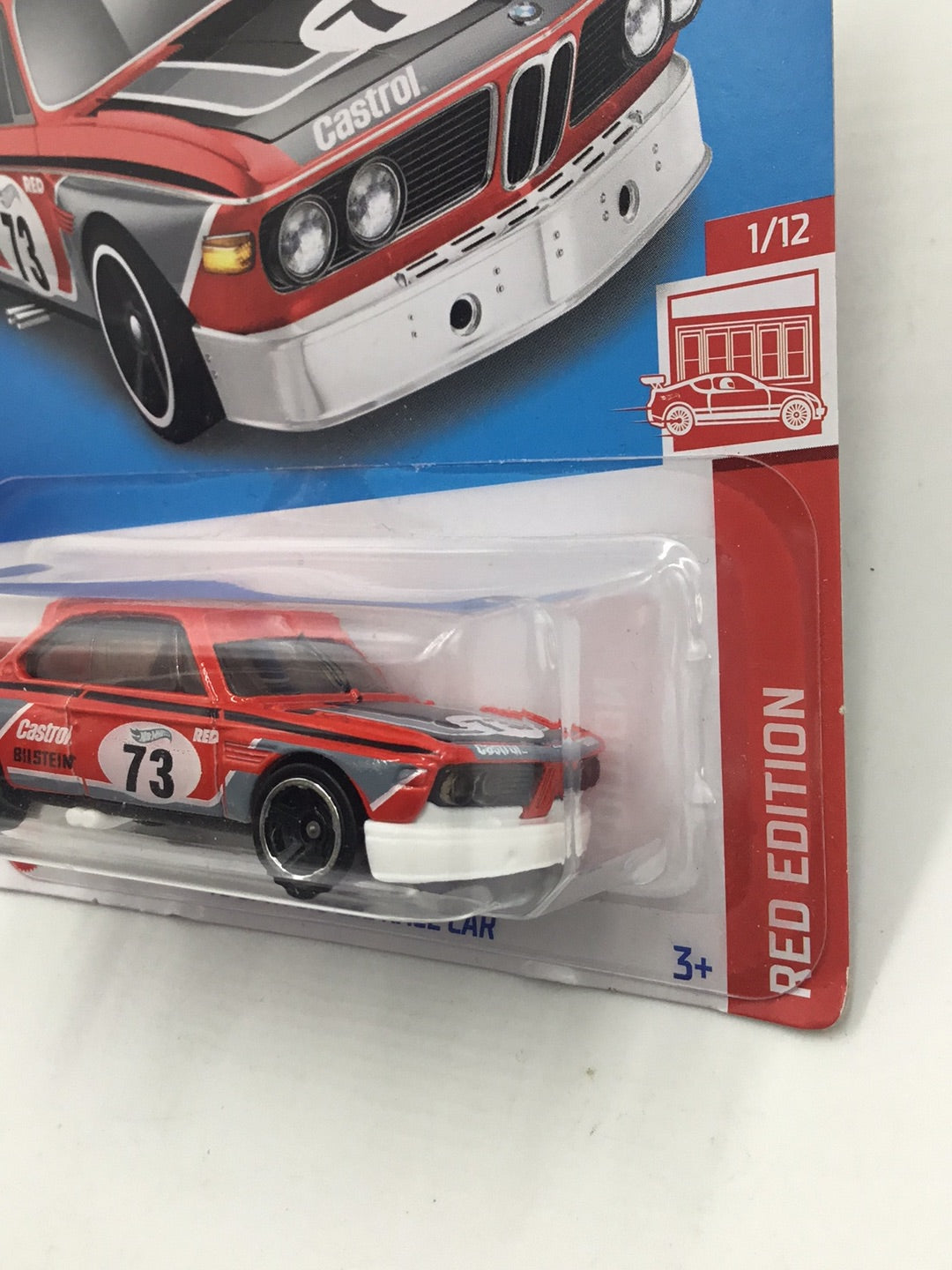 2022 hot wheels red edition #34 73 BMW 3.0 CSL Race Car target red AA1