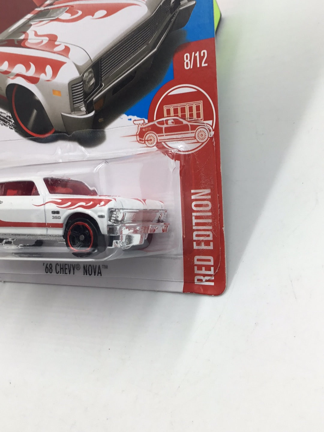 2017 hot wheels red edition 1968 Chevy Nova target red #8 AA2