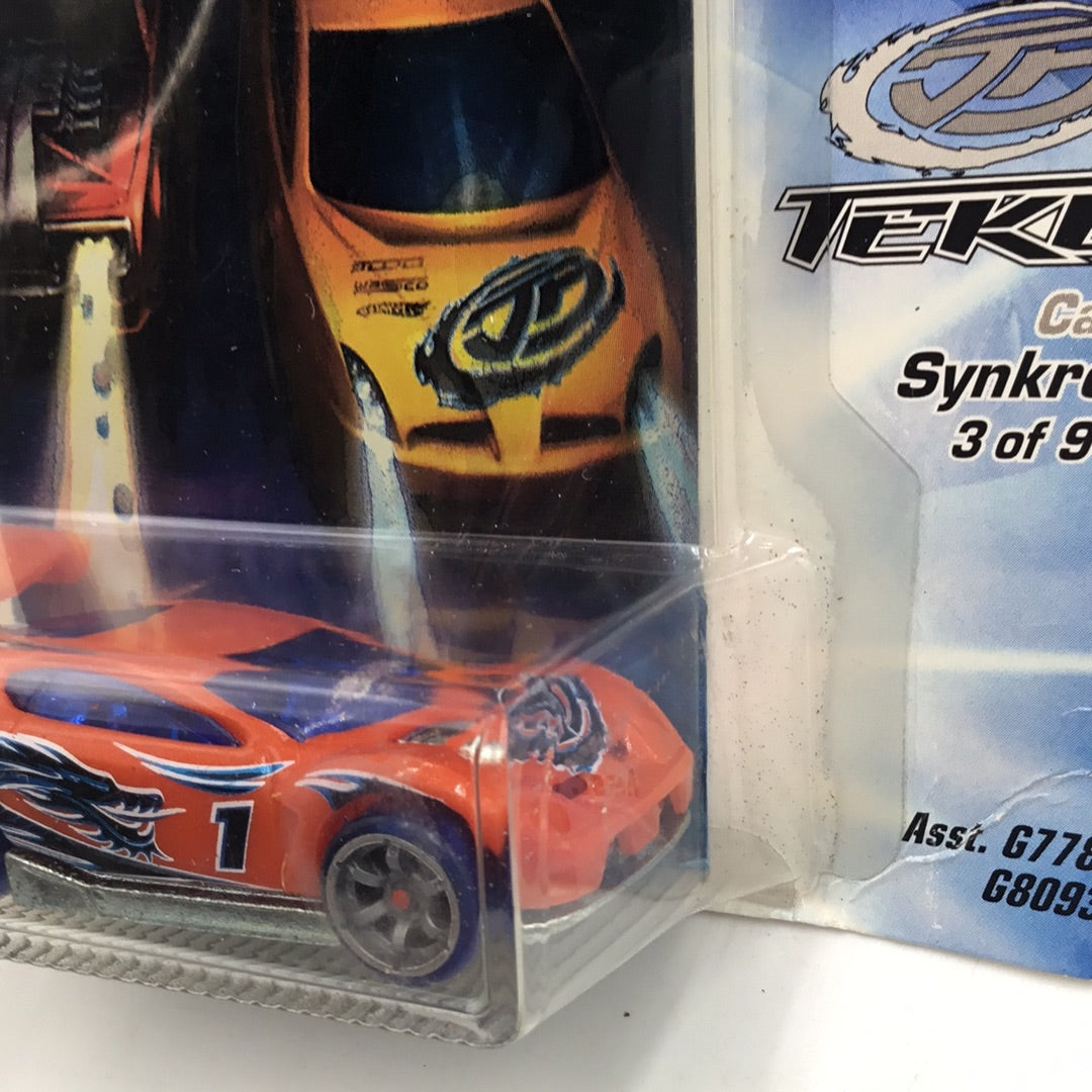 Hot wheels Acceleracers Teku Synkro orange wing 3 of 9 #2