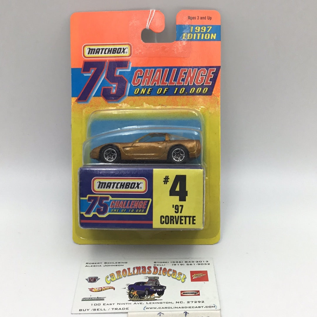 Matchbox 75 Challenge #4 ‘97 Corvette 163B