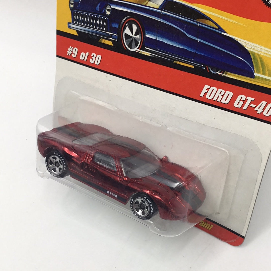 Hot wheels classics series 2 #9 Ford GT-40 red HTF