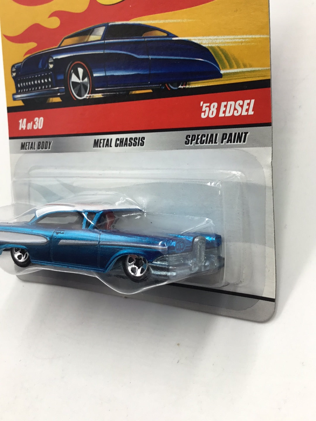Hot wheels classics series 5 1958 Ford Edsel Blue BB7