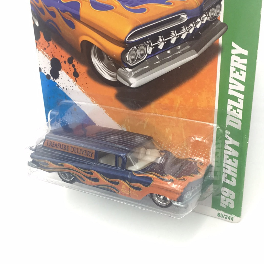 HOT WHEELS 59 CHEVY DELIVERY 65/244 SUPER TREASURE sold HUNT 15/15 NEW