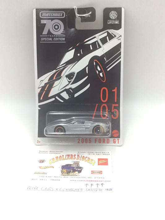 2023 matchbox 70 years Special Edition 1/5 2005 Ford GT #1 LL1