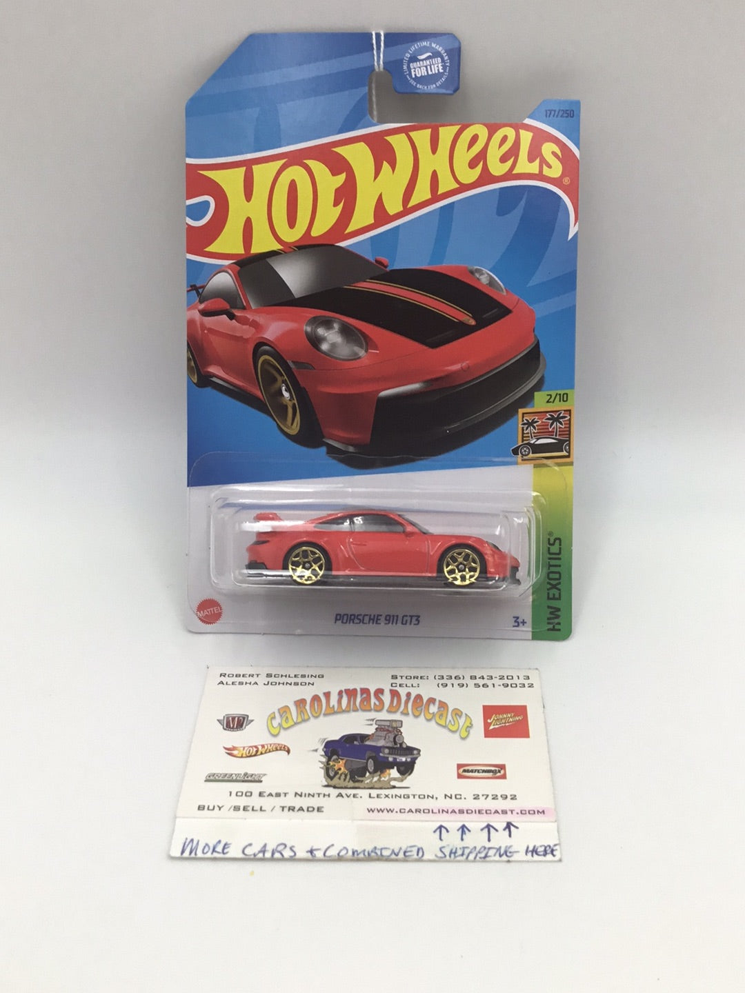 2023 hot wheels #177 Porsche 911 GT3 98C