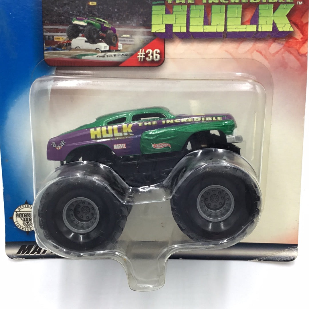 Hot Wheels monster jam #36 The Incredible Hulk 128A