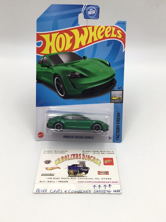 2023 hot wheels H case #149 Porsche Taycan Turbo S 99B