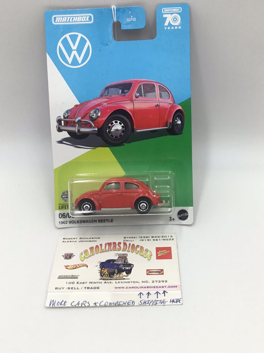 2023 Matchbox Volkswagen collection 1962 Volkswagen Beetle Walmart exclusive 6/6 DD8