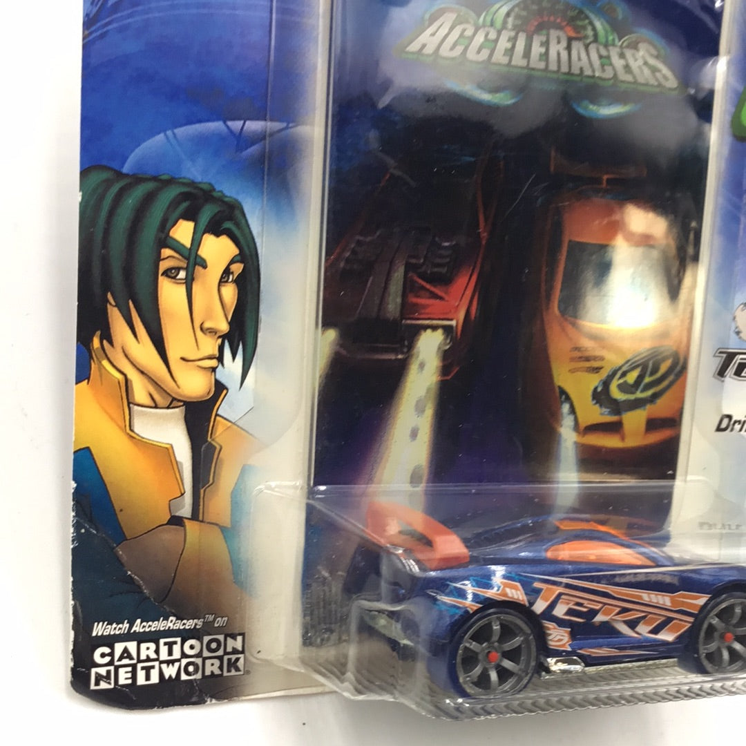 Hot wheels Acceleracers Teku Drift Tech orange wing 2 of 9 #2