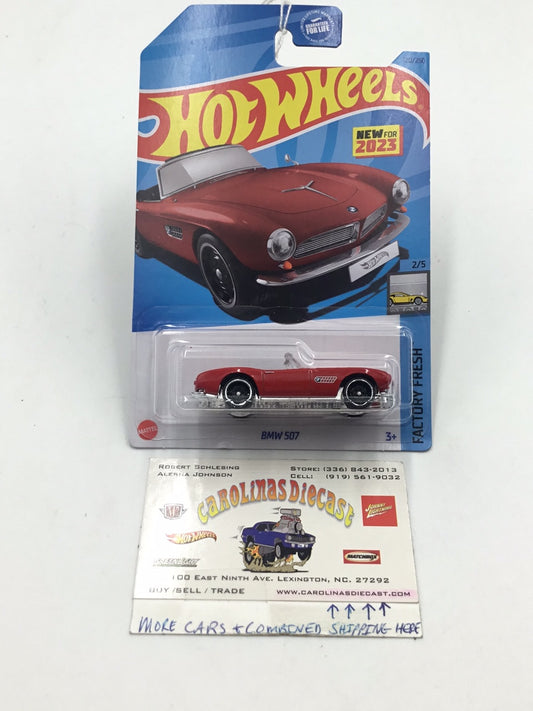 2023 hot wheels K case #120 BMW 507 red 109D